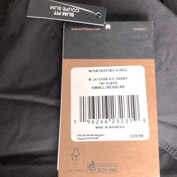 Te North Face (S) Laterra Utility Leggings, Pants, Hiking, Skinny, High Rise - Picture 2 of 16